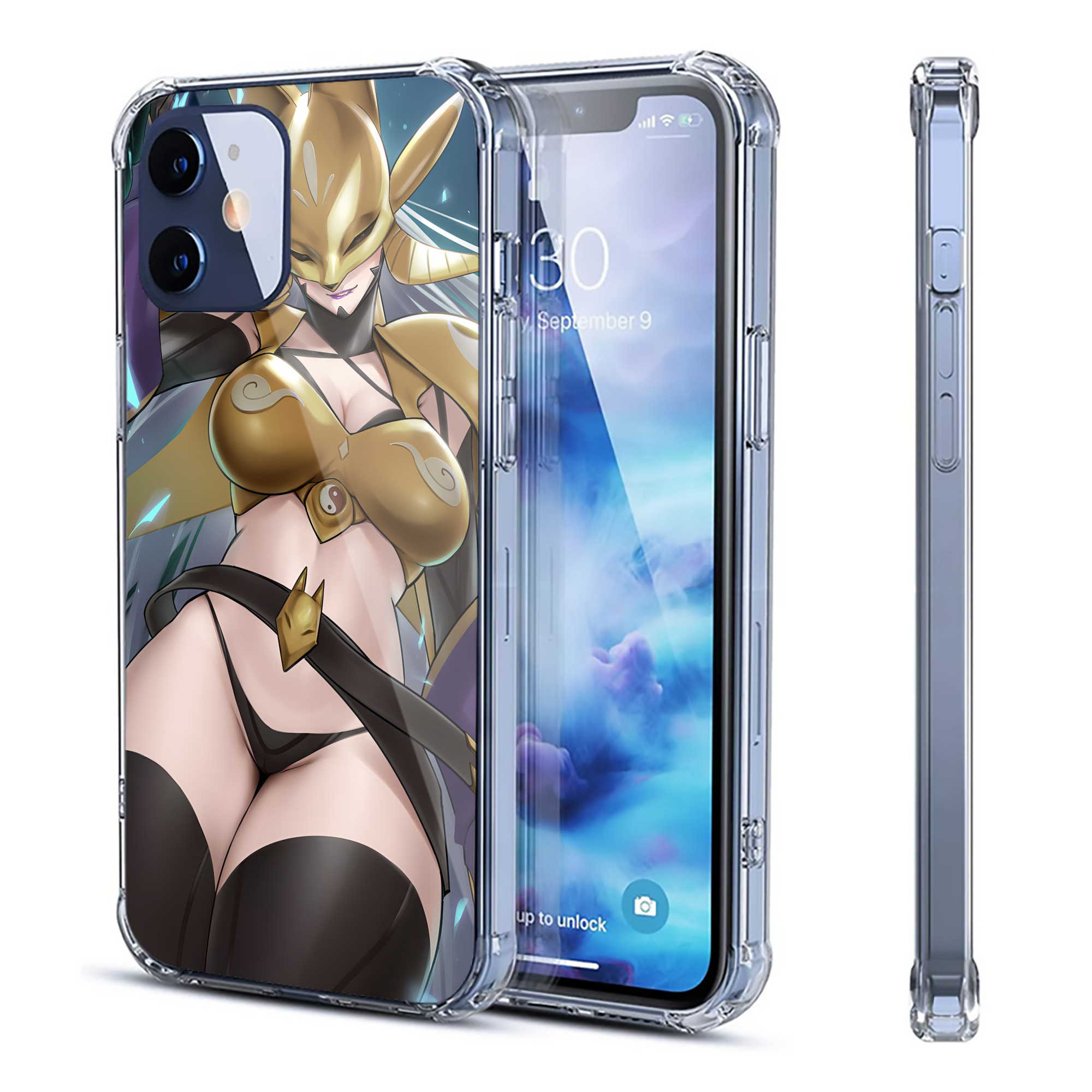 （画像用） Digimon デジタルモンスター/デジモン 【iPhone 12シリーズ対応】透明スマホケース（クリアソフトケース）